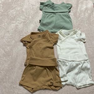 H&M shorts and onesie set